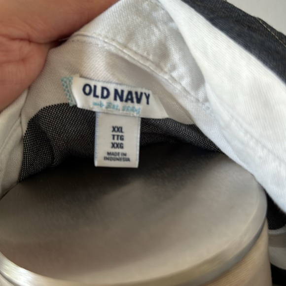 NWT-Old Navy- Blue/White Stripe Sleeveless Dress-SZ XXL - Picture 3 of 4